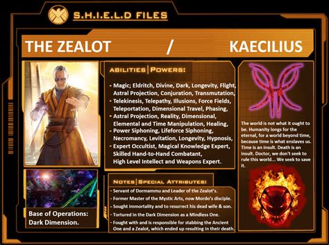 Character Profiles Kaecilius By Wallyrwest99 On Deviantart