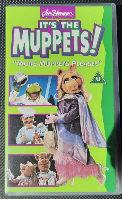 Muppets Its The Muppets More Muppets Please Vhs 1994 For Sale