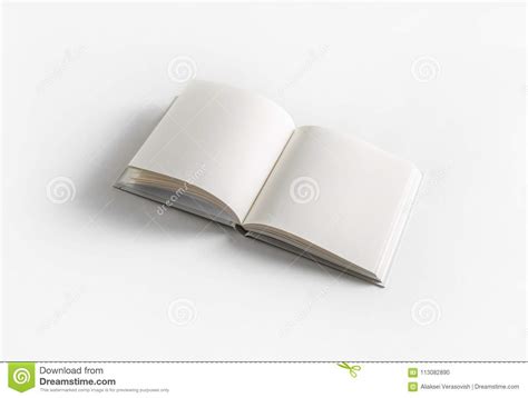 White Opened Book Stock Photo Image Of Paper Design 113082890