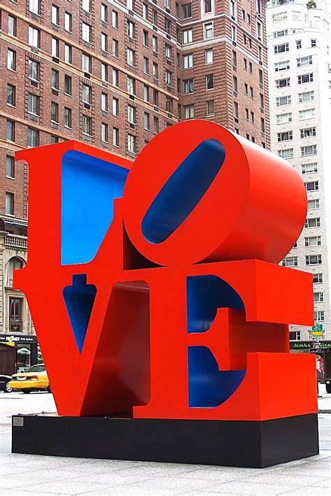 Ny Love Sculpture By Robert Indiana Midtown Manhattan New York City