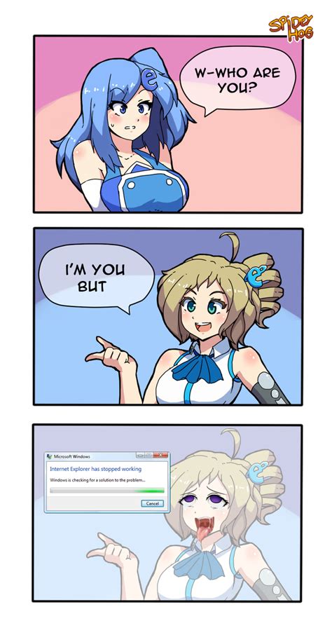 I thought that it'd look better with ahegao : Animemes