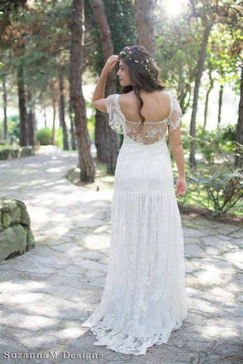 Perfect, romantic and super good looking they will be just right to define your a boho wedding dress is a must this season! Cream Bohemian Wedding Dress Beautiful Lace Wedding Long ...