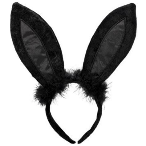 Black Bunny Ears Headband Pop Party Supply