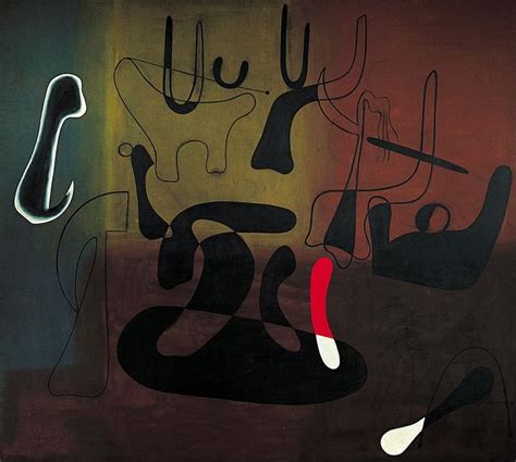 Surrealism~ Joan Miró Painting 1933 5 8 X 6 5 Museum Of Modern