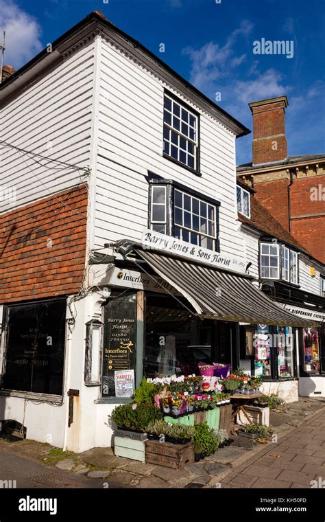 Traditional Florist Shop In An Historic Building On Tenterden High