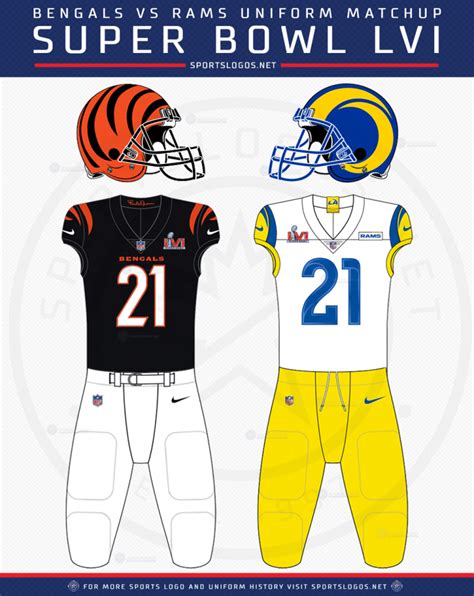 Super Bowl Lvi Uniforms Logos And More Sportslogosnet News