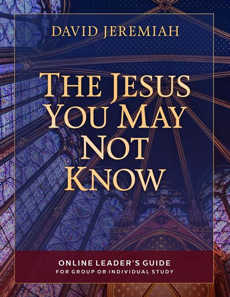 The Jesus You May Not Know Leaders Guide E Reader