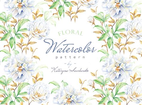See more ideas about floral wreath watercolor, wreath watercolor, background banner. Floral Watercolor Pattern on Behance