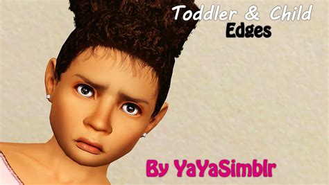 Yayasimblr Toddler And Child Edges Sims 4 Cc Kids