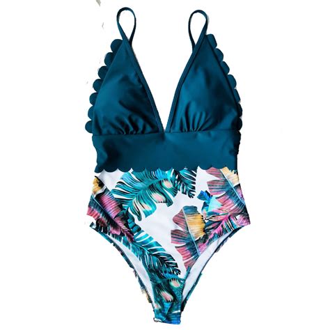 sexy women′ s one piece high waist backless halter floral print swimwear china bikini and
