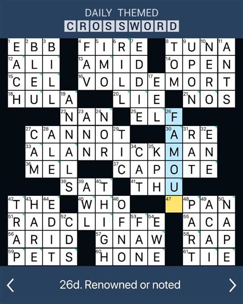 Daily Themed Crossword January 26 Qunb