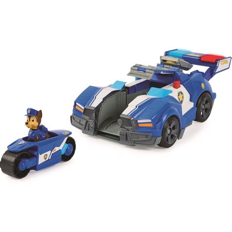 Paw Patrol Chases Deluxe Movie Transforming Toy Car With Collectible