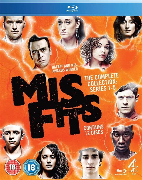 Misfits Series 1 5 Blu Ray Misfits Series Misfits Tv Misfits