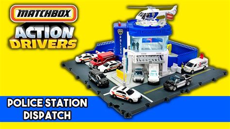 Matchbox Action Drivers Police Station Dispatch Playset New For 2022