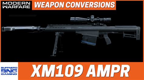 Barrett Xm109 Ampr Weapon Conversions Call Of Duty Modern Warfare