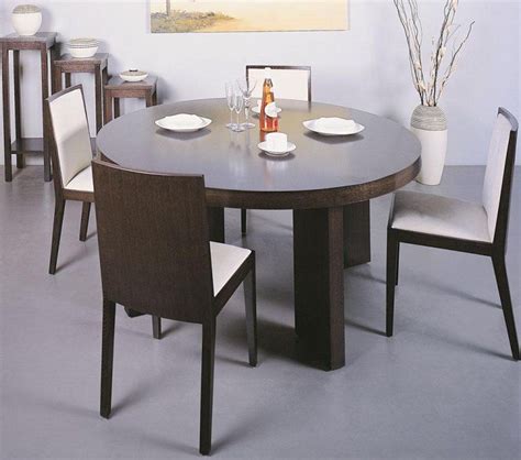 Omega Round Dining Table In Wenge By Beverly Hills Furniture Round