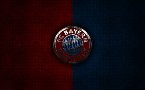 Fc bayern munich logo logo in vector formats (.eps,.svg,.ai,.pdf). Download wallpapers FC Bayern Munich, 4k, metal logo ...