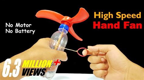 How To Make Hand Fan Without Motor And Battery Hand Fan Making At