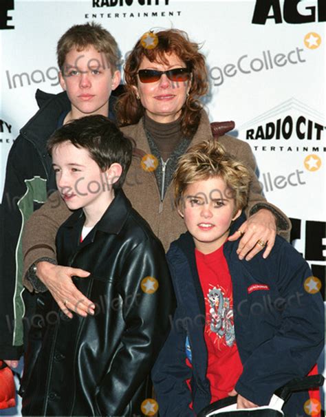 Photos And Pictures Actress Susan Sarandon With Young Actor Liam Aiken Front Left And Her