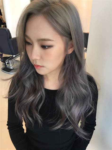 Lavender Ash Brown Hair Dye Color 2017 Fall Winter Trending Hairstyle