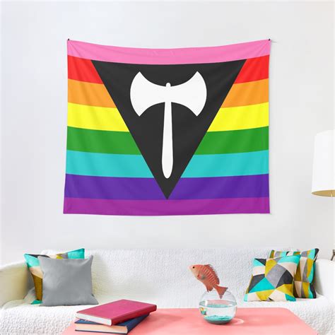 Lesbian Pride Flag 3 Tapestry For Sale By Labryslesbian Redbubble