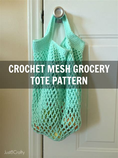 Learn how to make this knitting tote bag with alexandra from two of wands!in this step by step tutorial we're showing you how to knit this market bag by. Crochet Mesh Grocery Tote Pattern - Just Be Crafty