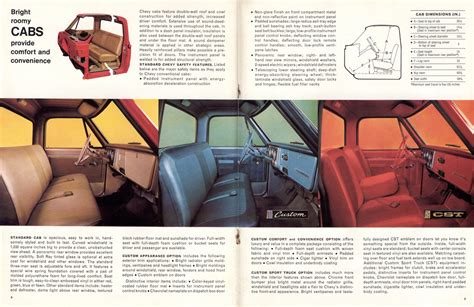 Gm 1968 Chevrolet Pickup Chevy Truck Sales Brochure