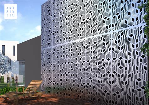 Aluminium Mashrabiya Screen Facade Cladding Cladding Design Facade
