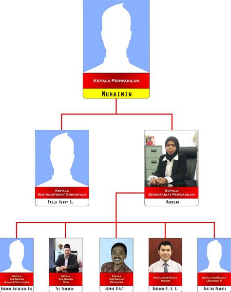 Struktur Organisasi BPK RI Perwakilan Provinsi Gorontalo