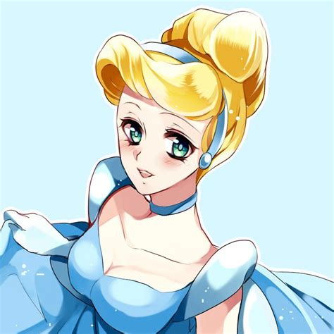 Anime Disney Princess Cinderella Disney Princess Anime Cinderella