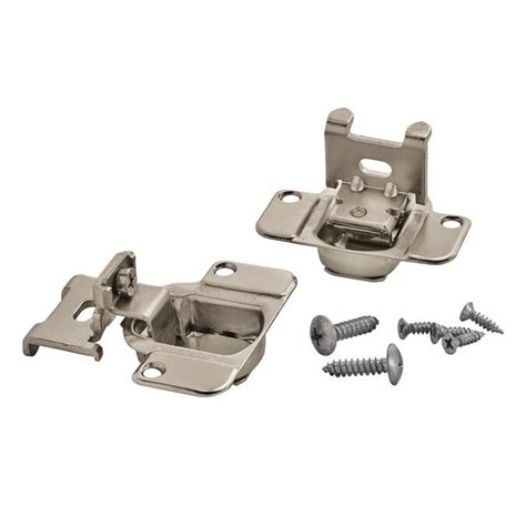 Amerock 2 Pack 38 In Nickel Self Closing Concealed Cabinet Hinge In