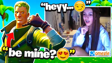Using Fortnite Pick Up Lines On Omeglehilarious Parallelrc Youtube