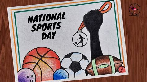 National Sports Day Drawing Easy Step By Step National Sports Day