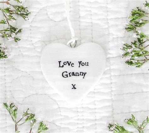Love You Granny Hanging Heart T For Granny By Liberty Bee