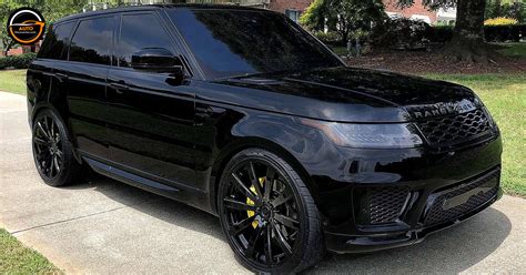Full Black Murdered Out Range Rover Sport On Toyo Tires Auto Discoveries