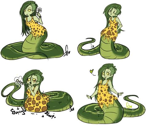 Naga Girl Sketches Girl Sketch Character Art Snake Girl