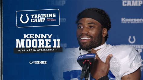 Kenny Moore Ii Training Camp Media Availability August