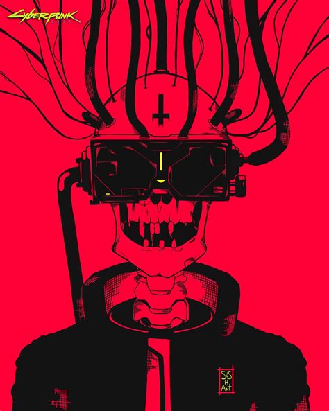 Dark Fantasy Skull Art Cyberpunk Oc Rcyberpunkgame