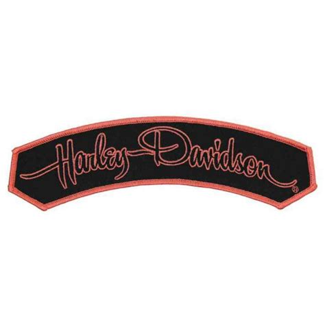 Harley Davidson Embroidered Signature Emblem Patch Large 8 X 2375 In