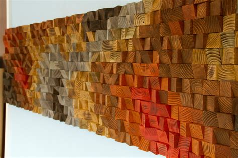 Large Wood Wall Art Rustic Wall Decor Wood Wall Sculpture Abstract