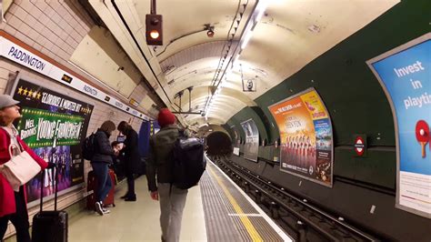 London Underground Bakerloo Line 1972 Tube Stock 3461 Arriving At