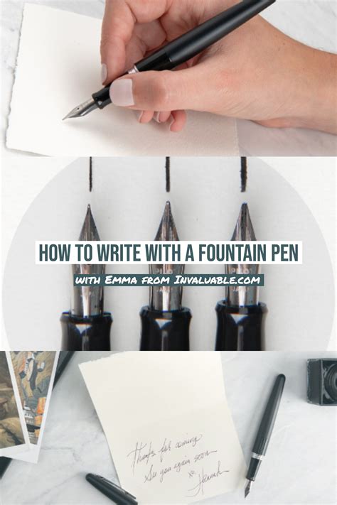 How to Write With A Fountain Pen in 2020 | Fountain pens ... If you are thinking of getting into calligraphy it can be a bit of a daunting task finding the right pen for the job.