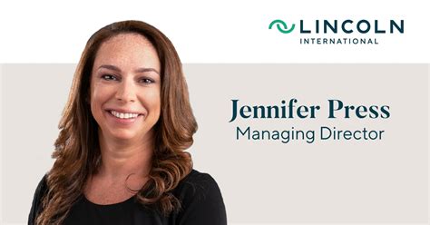Lincoln International Adds Jennifer Press As Managing Director The Ai