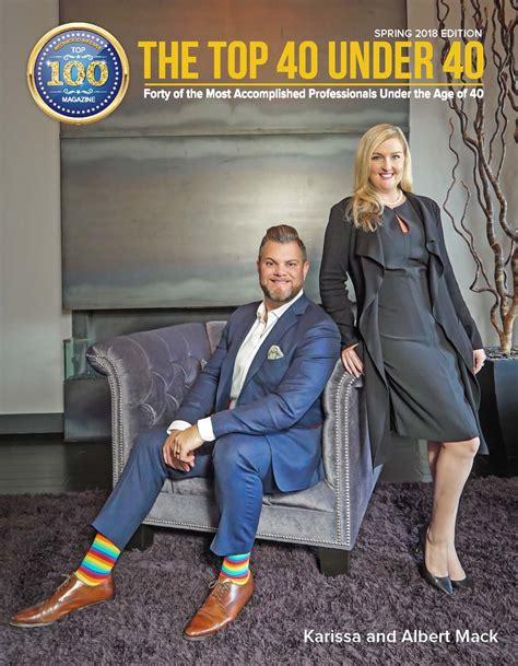 Release Of New Top 40 Under 40 Magazine Newswire