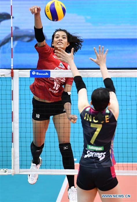 thailand beats japan 3 1 at 2019 asian women s club volleyball championship xinhua english