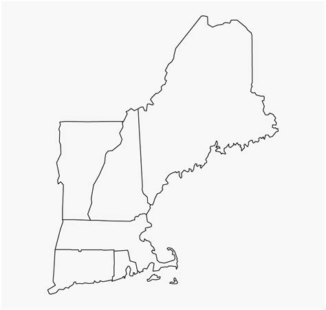 New England Colonies Outline Hd Png Download Transparent Png Image