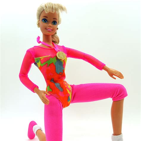 Barbie Gymnast Gym 1993 Mattel Doll Muñeca Madtoyz