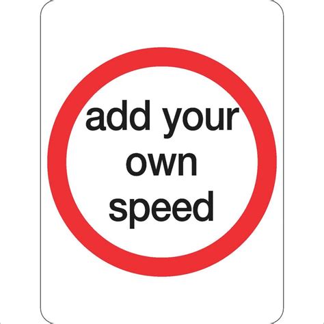 Speed Limit Custom Discount Safety Signs New Zealand