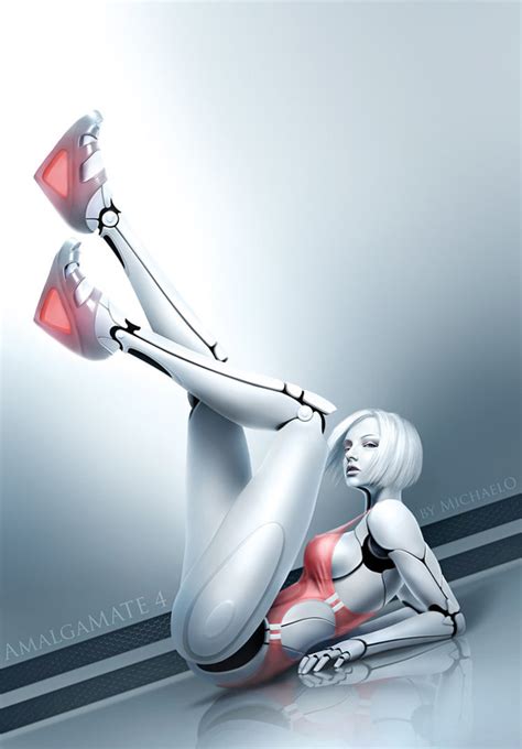 性感3d机器人美女