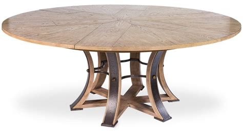 Expanding Dining Room Table Round Round To Round Extending Dining